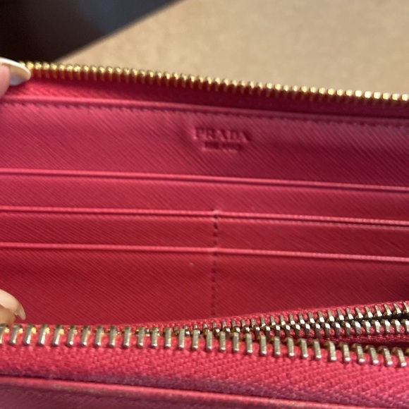 Prada Saffiano Zip Around Wallet - Picture 9 of 16